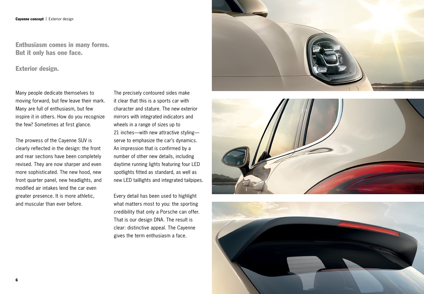 2016 Porsche Cayenne Brochure Page 10